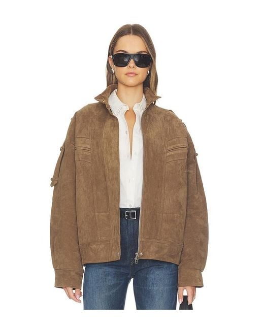 Source Unknown Blue Tova Bomber Jacket