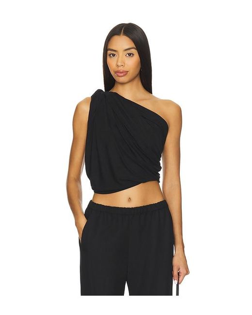AYA MUSE Black Twist Top