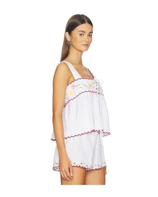 Ciao Lucia White Ander Top