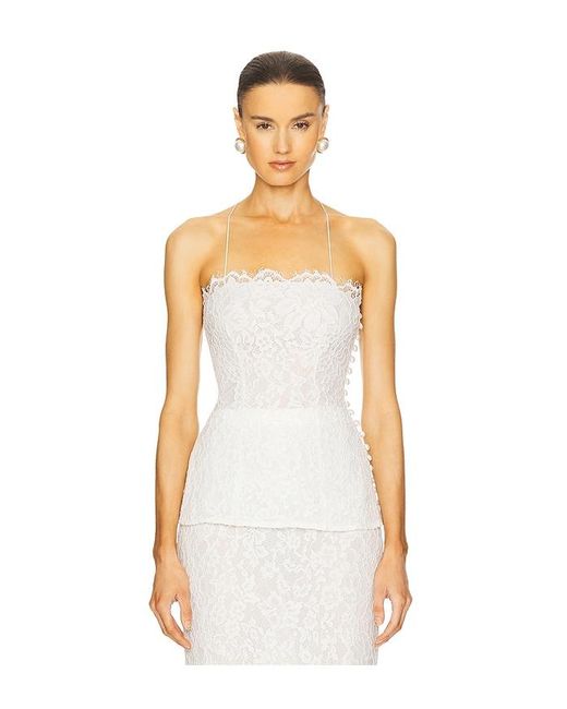 Helsa White The Forever Audrey Lace Camisole