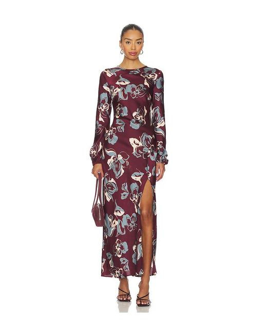 Astr Red Elyse Dress