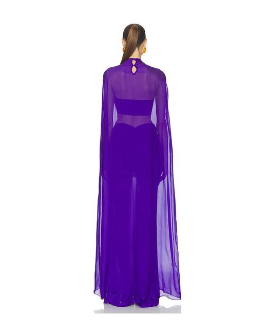 Deme by Gabriella Purple The Zerina Cape And Top