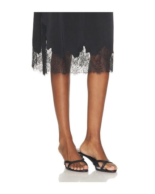 Citizens of Humanity Black Lace Trimmed Skirt