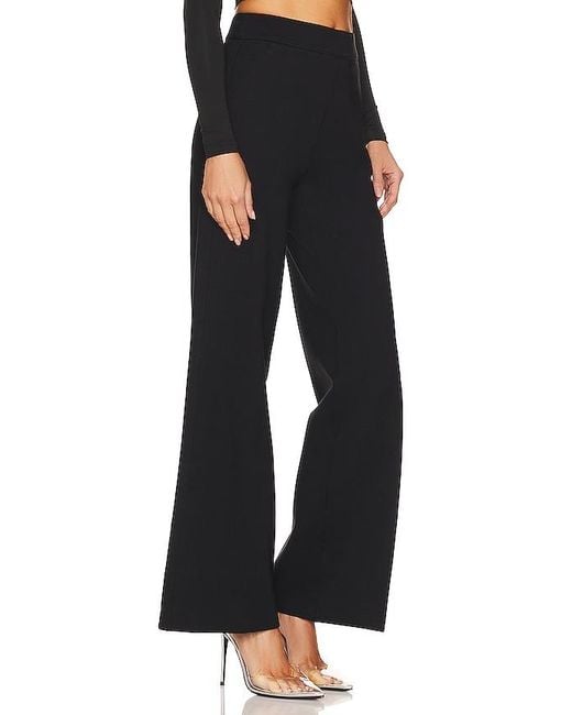 Spanx Black SmoothâÂ Perfectfit Ponte Wide Leg Pant