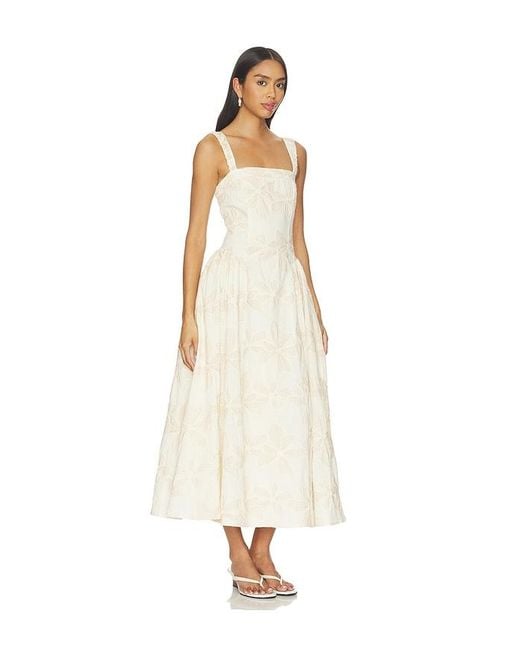 Line & Dot White Lilianna Dress