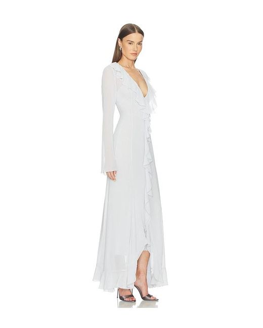 Camila Coelho White Lelia Maxi Dress
