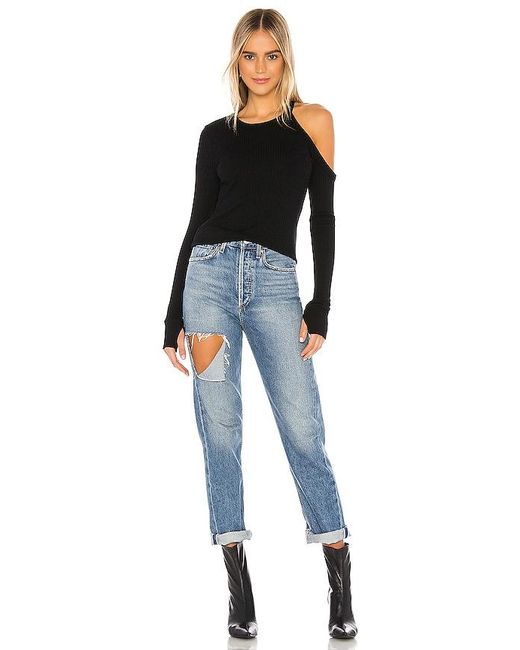Michael Lauren Black Camley Top