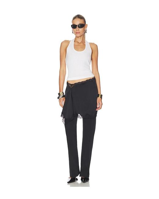Helmut Lang White Halter Strap Tank Top
