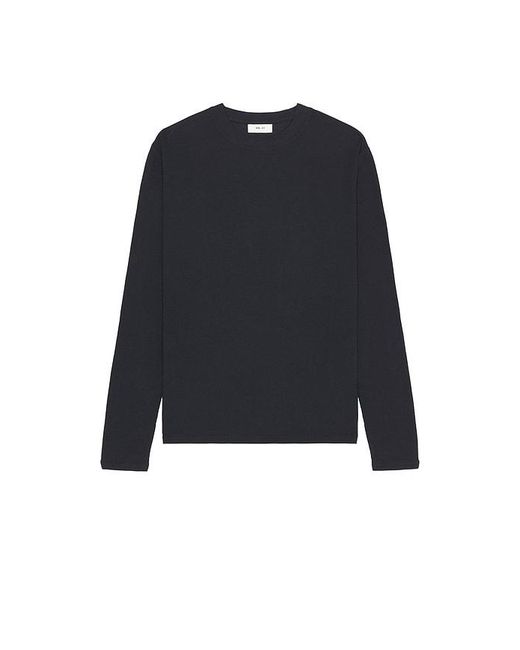 NN07 Blue Clive Waffle Knit Tee 3323 for men