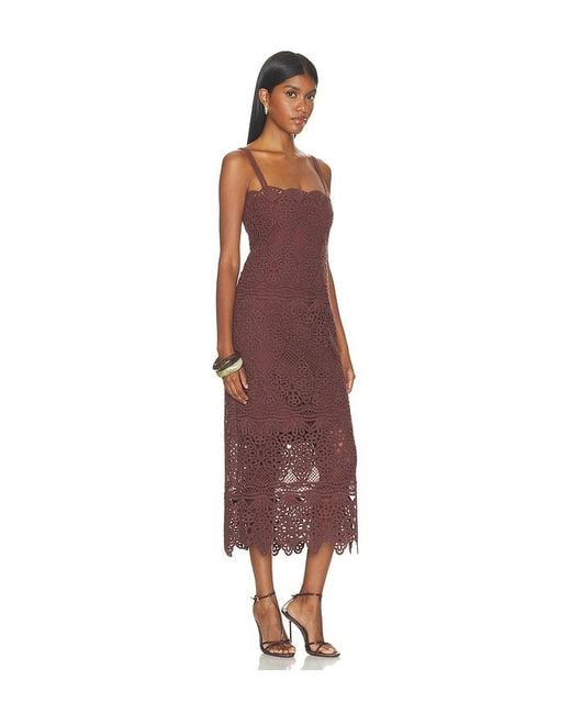 Alexis Red Ravello Crochet Dress