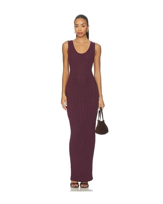 SNDY'S Purple Baha Maxi Dress