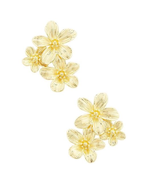 Shashi Yellow Botanique Stud