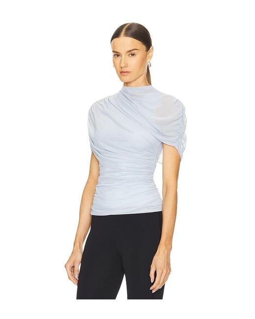 Amanda Uprichard White X Revolve Evianna Top