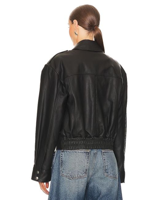 GRLFRND Jayden Leather Jacket Black