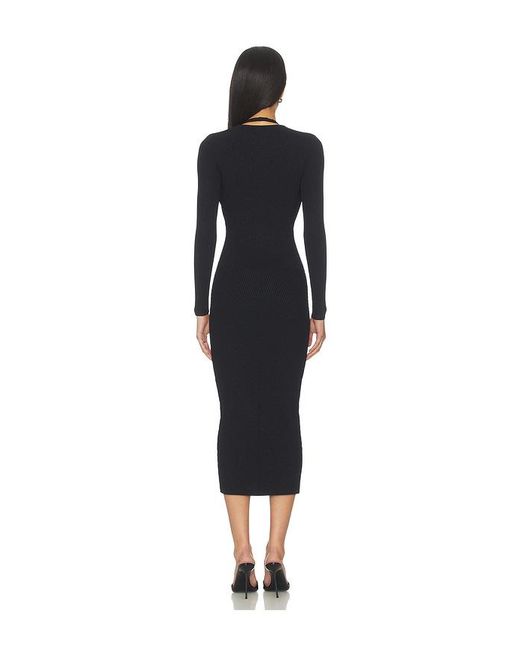 retroféte Black Lorella Knit Dress