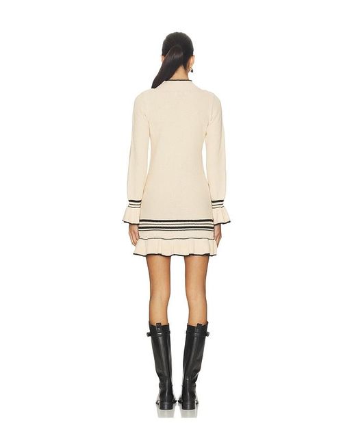 MINKPINK Natural Mountain Knit Mini Dress