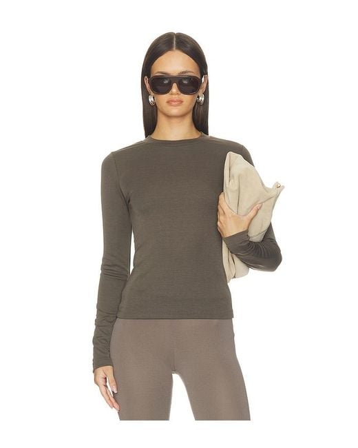 Fear Of God Brown Fitted Longsleeve Tee