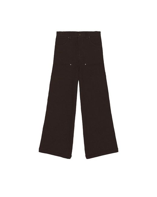 Isa Boulder Black Loop Patch Pants for men