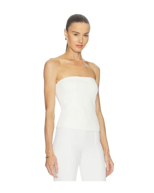 RUE SOPHIE White Demi Top