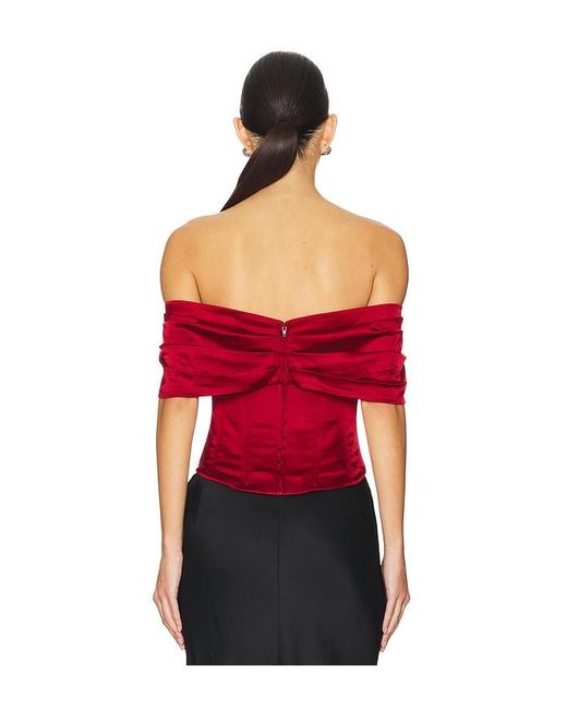 LPA Red Ilaria Corset Top