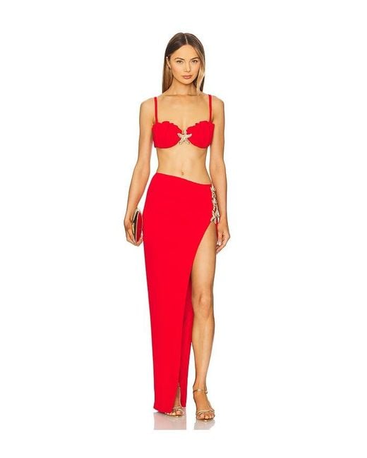 Lovers + Friends Red Isolde Top