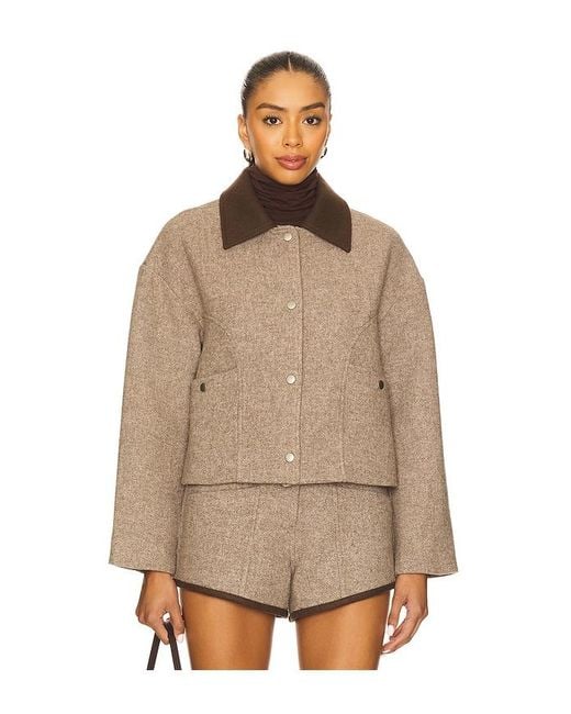 Line & Dot Brown Ingrid Jacket