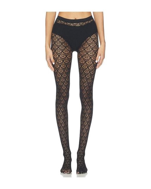 Wolford Blue Mermaid Net Tights
