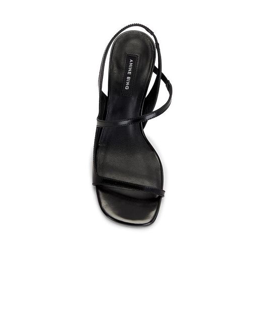 Anine Bing Black Iva Sandal