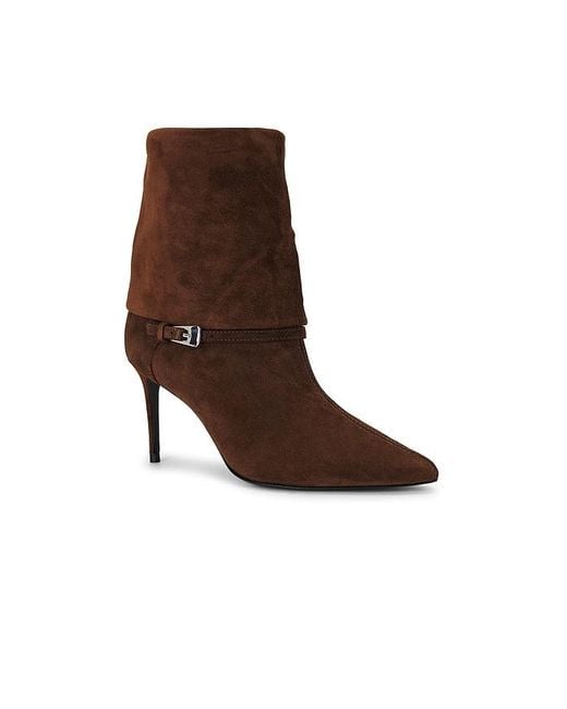Black Suede Studio Brown Simone 80 Boot