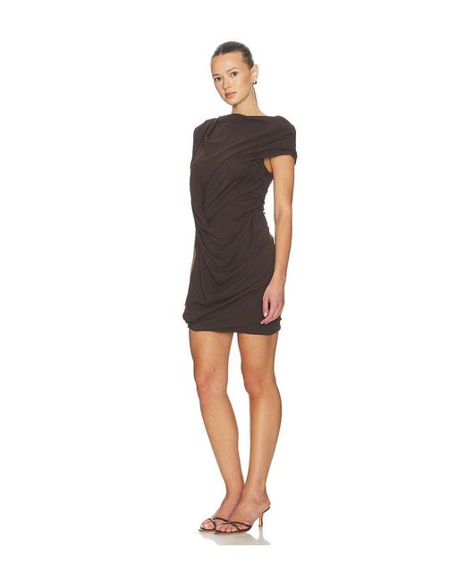 Entire studios Black Twist Mini Dress