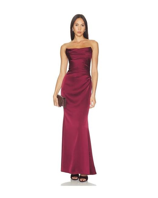 Katie May Red Taylor Gown