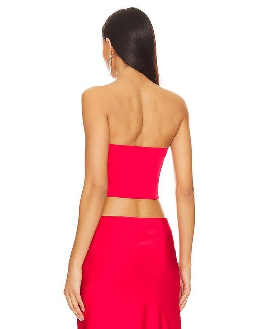 Nbd Red Chiara Bustier Top