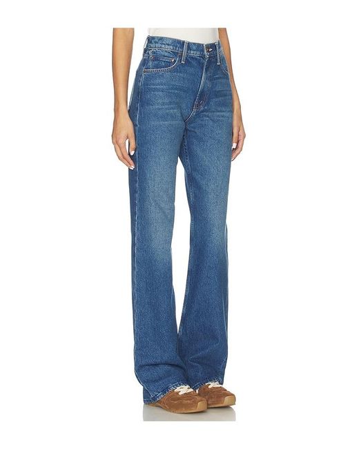 Mother Blue The Mixer Heel Jeans