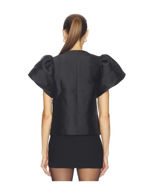 ALIGNE Black Jorja Puff Sleeve Top