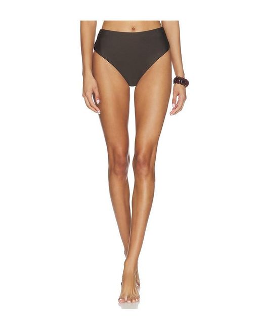 Jonathan Simkhai Black Gracie Shell Bikini Bottom