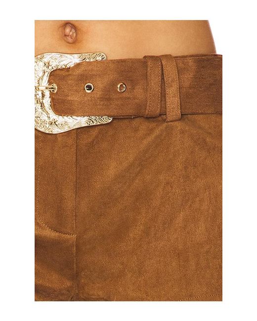 superdown Brown Raddix Short