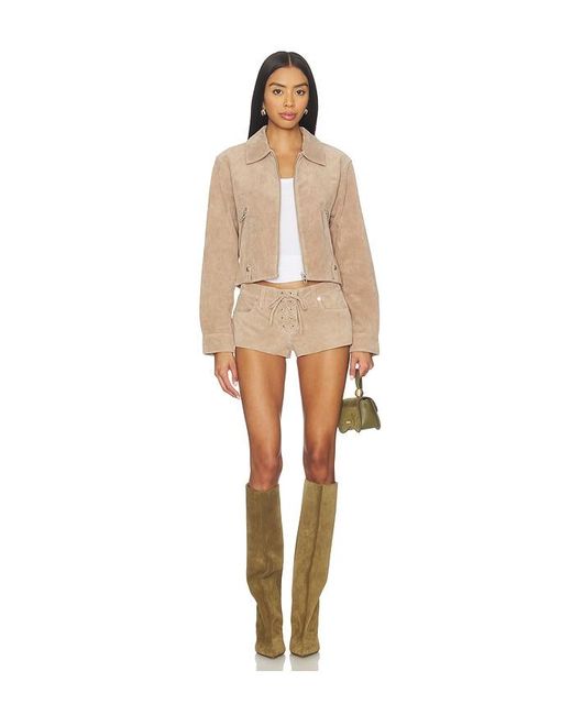 Blank NYC Natural Cropped Jacket