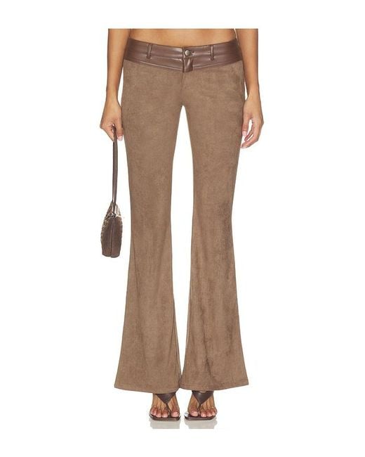 I.AM.GIA Natural Viviane Suede Pant