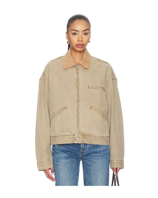 SLVRLAKE Denim Blue Camden Garage Jacket