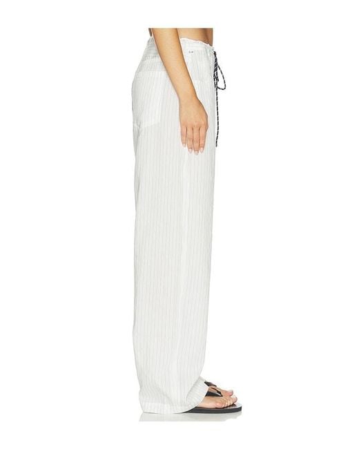 Citizens of Humanity White Brynn Drawstring Trouser