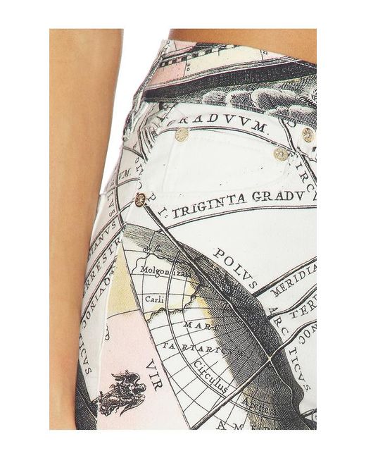 Alice + Olivia White Chic Full Length Jean