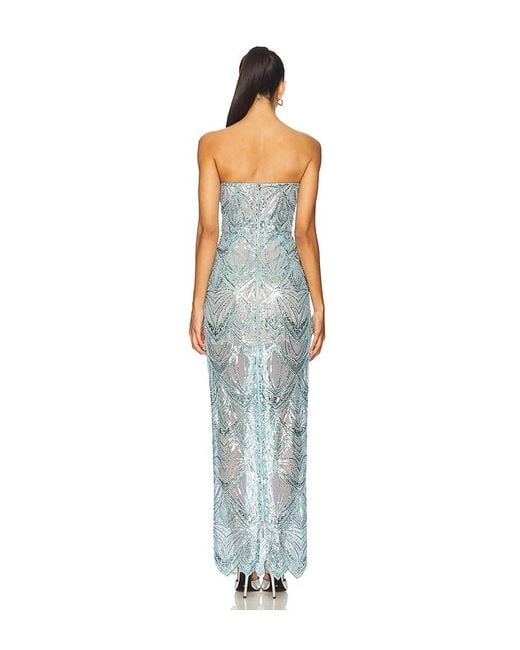 Bronx and Banco Blue Giselle Maxi Dress