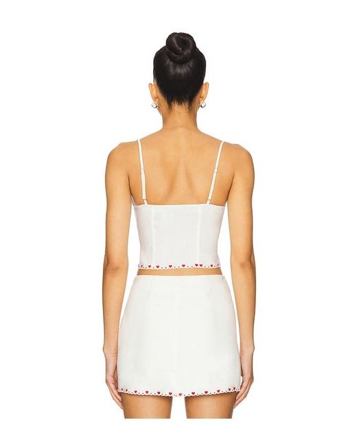 MAJORELLE White Anita Top