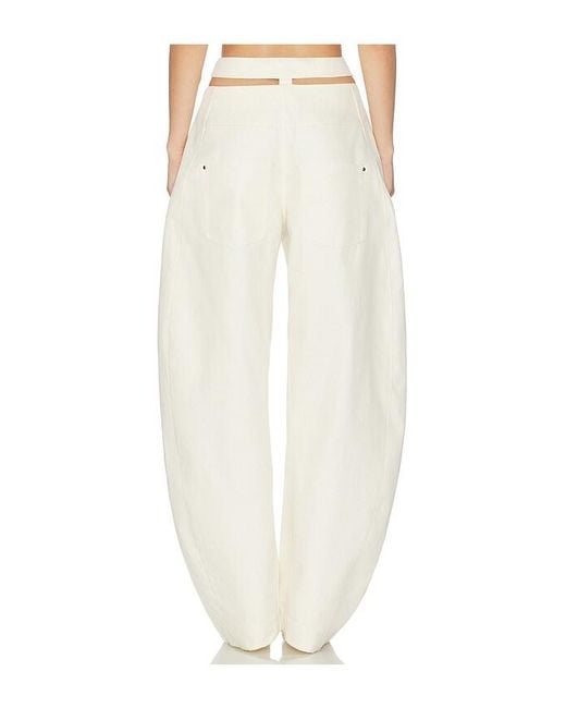 Camila Coelho White Cora Pants