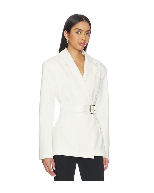 SELMACILEK White Daylight Blazer Jacket