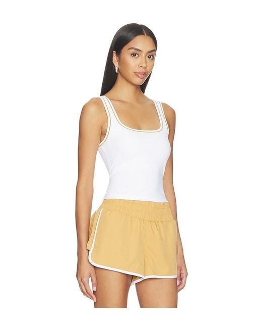 Varley Natural Barney Piped Tank Top