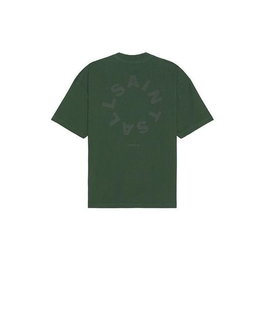 メンズ AllSaints Tierra クルーネックTシャツ Green