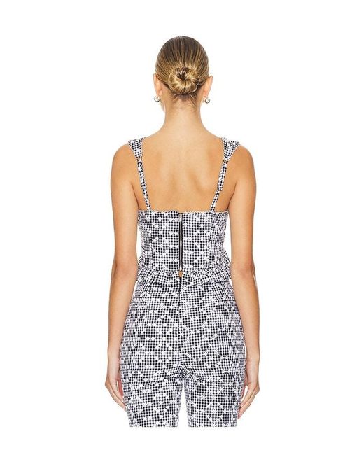 For Love & Lemons White Mimi Top