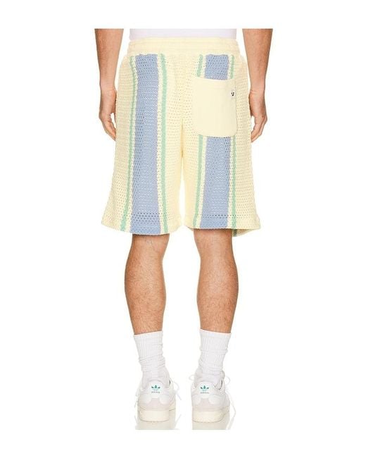 True Religion Multicolor Knit Stripe Shorts for men