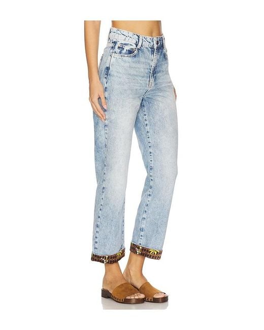 Siedres Blue Daky Straight Leg